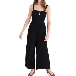 New Without Tags Madewell Smocked Crop Jumpsuit